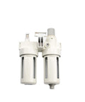 Air Filter Regulator Valve FRL Unit For Pneumatic Systems G1 Quarter Inlet With Lubrication Heavy Duty Pro Grade Industrial Unit