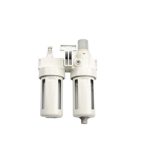 Air Filter Regulator Valve FRL Unit For Pneumatic Systems G1 Quarter Inlet With Lubrication Heavy Duty Pro Grade Industrial Unit