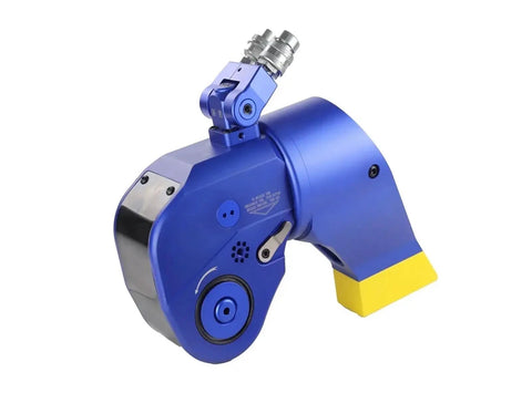 Heavy Duty Hydraulic Torque Wrench Crafted From Anti Corrosion Alloy And Square Drive with blue finish for automotive repair tasks.