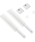 Upgrade Your Cupboards With These Durable White Plastic Rebounders For Easy Push To Open, Perfect Cabinet Door Catches.