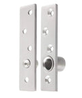 4 Inch Offset Axes Rotating Hinge 360 Degree Door Pivot Hinge Concealed Up Down Shaft Stainless Steel Brushed Nickel Finish