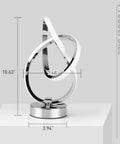 Set of 2 LED Table Lamps With Touch Control Three Way Dimmable Desk Lamps For Bedside Office Or Living Room Entwined Aluminum Design Warm