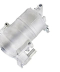 Electric AC Compressor Compatible With Trumpchi Ge3 Ge4 Roewe 550 EV SHS33H4203 side view showing metal housing and connectors.