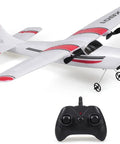 Beginner Friendly RC Plane With 2.4GHz 2 Channel Control, EPP Foam Glider with remote, durable and lightweight design.