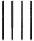 Heavy Duty Adjustable Desk Legs Set Of 4 For DIY Office Tables From 24 To 37 Inches With Leveling Feet For Rock Solid Wobble Free Setup