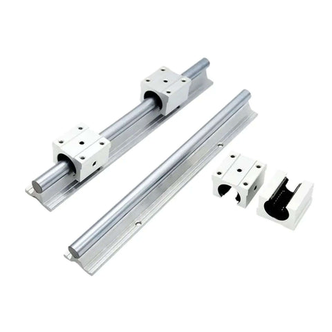 Dropper Smooth High Precision Linear Guide Rail Kit For 3D Printer Built With Sbr10uu Ball Bearing Slider Blocks Plus Two 550mm Sbr10 Rails For Serious CNC Upgrades And Fast Prints, two 550mm rails and blocks