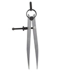 Heavy Gauge Adjustable Wing Divider Locking Steel Compass with six inch carbon steel legs for accurate layout scribing.