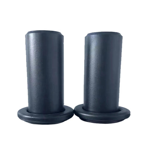 Two Piece Weight Plate Holders For Your Home Gym Storage And Organization in black finish, heavy duty metal, space saving design.