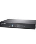 Front view of TZ600 Dual Band Business Router With 8x5 Support, Enterprise Grade Firewall, Advanced VPN, compact design.