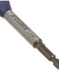 Top Rated Tri Flute Wood Drill Bit For Knocking Out Clean Holes Fast Through Lumber Builds With A Sturdy Hex Shank That Locks Tight In Any Quick Change Chuck, 1 1/4 inch size.