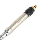 Kickin It To The Next Level With This Badass Pencil Die Grinder Air Tool Kit Featuring Tough Tungsten Alloy Gears And Rock Solid 70000 RPM Pneumatic Engraving Pen Performance, silver handheld engraver.