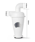 Turbocharged Cyclone Dust Collector For Vacuum Cleaners And Woodworking Projects High Efficiency Dust Separator Attachment