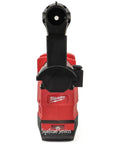 Pro Grade Cordless Dust Collection System Kit For 18V Tools With Universal Dust Extraction And HEPA Filter, red finish