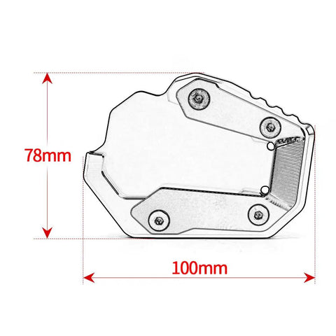 Heavy Duty Side Stand Extension Plate For Honda CRF1100L Africa Twin Adventure Sports DCT 2020 Through 2026 Foot Pad Support Upgrade