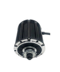 Drop In Qs120 2000W Pmsm Mid Drive Motor With Belt Pulley Or 428 Sprocket For Electric Moped Build A Beast Bike Slay Nasty Hills With Chunky Torque Output, black motor showing pulley detail.
