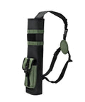 Lightweight Back Arrow Quiver With MOLLE System, Adjustable Arrows Holder, Velcro Patch Compatible, Shoulder Quiver in army green