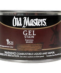 Heavy Duty Espresso Gel Stain 18 Pack Of 1 Pint Oil Based Formula For Interior Exterior Wood And Metal with ink can