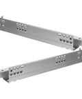 Rock Solid Heavy Duty Bottom Mounted Concealed Drawer Slides 2 Pack Featuring Hella Smooth Glide Action And Top Shelf Durability close-up of steel construction