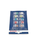 Heavy Duty Mini Automotive Atm Blade Fuse Assortment Kit For Cars in packaging with various amp ratings visible.
