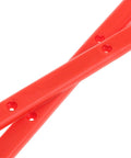 Orange ABS Rail Guards For Longboard And Electric Skateboard With Impact Resistant Construction And Easy Install Protective Rails