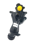 Top Notch Cooling System Pump And Coolant Thermostat Hose for Peugeot 207 308 1.6 Liter Citroen C4 with yellow cap.