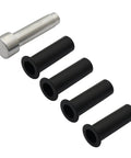 Door Hinge Pin Liners And Bushings Kit For Jeep Wrangler TJ YJ CJ LJ 1986 2006 With Removal Tool Easy Rustproof Replacement To Make Doors Open Smooth Quiet No More Squeaks And Wobble Free DIY Install, ABS liners