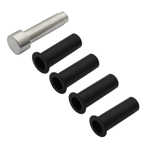 Door Hinge Pin Liners And Bushings Kit For Jeep Wrangler TJ YJ CJ LJ 1986 2006 With Removal Tool Easy Rustproof Replacement To Make Doors Open Smooth Quiet No More Squeaks And Wobble Free DIY Install, ABS liners