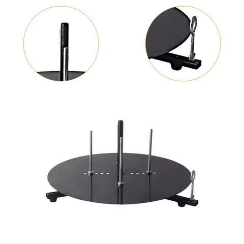 Straight Up Heavy Duty Wire Dispenser Rack And Portable Cable Management Tray with metal build and adjustable spools.