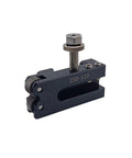 8 Piece Wedge Type Quick Change Tool Post Kit for Lathe with Tool Holders for 6 to 12 Inch Swing Diameter detailed view of holder.