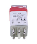 Overload Protection Relay For Mercedes W124 W126 W201 R107 1982 1987 Electric Heat Guard Replaces 1265404745 And 2015400845, front view