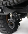 Beefy Metal Adjustable RC Trailer Hitch Tow Hook For 1 By 8 And 1 By 10 Scale Crawlers Ready To Roll TRX4 SCX10 KM Tank Upgrade Part Black Finish