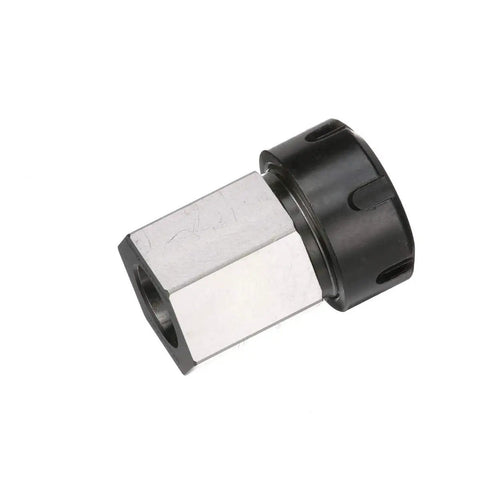 Hex ER32 Collet Block For CNC Machining Pro Grade Tool Steel Hardened And Ground To.0005 Flatness 1.75 X 1.75 X 2.8 In