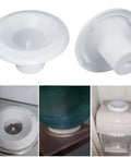 Water Dispenser Replacement Parts Smart Seat WaterGuard Assembly for water coolers, white, no fuss install, durable, multi-angle view