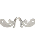 Left And Right Adjustable Stainless Steel Chrome Fog Light Mounting Brackets For Mini R50 R52 R53 2001 To 2006 Replacement, predrilled