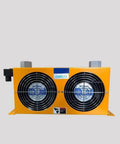 Front view of Beefed Up Hydraulic Oil Cooler For AJ AH0607T 0608TL 1012T 1417T 1490T Aluminum Air Cooled Heat Exchanger For Station