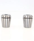 Precision ER25 Collet Chuck Holder 1 PC Kit With High Accuracy Spring Tooling For Tight Tolerance Machining And DIY Projects To Boost Efficiency and Grip Sizes From 1 To 16 Millimeters, two collet chucks shown.