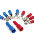 Grab This Awesome 200 Pcs Red And Blue Insulated Spade Ring Terminal Kit With Crimp Connectors For All Your Electric Wire Projects Today. Red blue insulated spade and ring crimp terminals for electrical wire projects