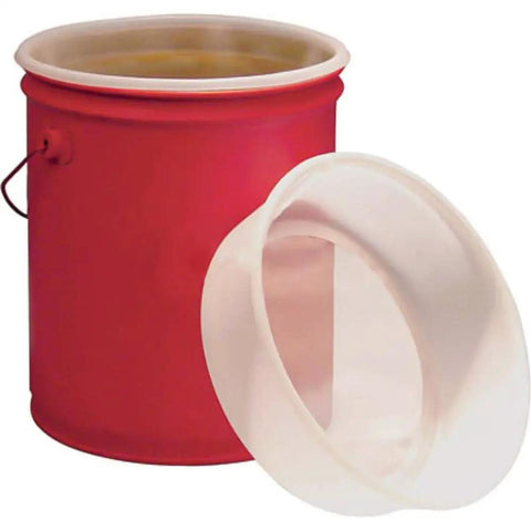 EZ Strainer Insert For 5 Gallon Buckets 75 Micron Absolute Filter 12 Inch Length Fits Standard Pails HDPE Rim Nylon Media For Water Paint Biodiesel WVO WMO Vegetable Oil Washable Durable