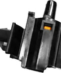 Straight Fire Ev Ac Pressure And Temperature Sensor Keeps Your Cabin Ice Cold Fits 2017 2024 Sedans And Suvs Thermal Management 4 Pin Direct Swap premium part, showing top angle of sensor with 4-pin connector.