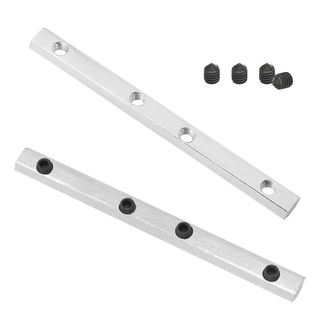 4Pcs 2020 Straight Line Connector For T Slot Aluminum Extrusion With M5 Screws 3.9 Inch Joint Brackets 6mm Slot Perfect For DIY CNC And 3D Printer Frames Heavy Duty Fasteners For 2020 Series Profiles