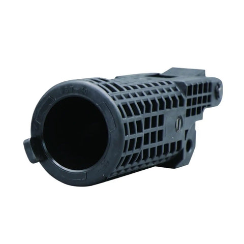 Built Like A Tank BT40 Automatic Tool Changer Pot showing heavy duty alloy steel V flange sleeve for CNC milling.