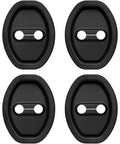 Tough As Nails Silicone Car Door Lock Cover For Nissan Pathfinder 2022 To 2026 in black, showing four silicone pads for door protection.