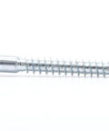 M7 x 50mm Confirmat Screws for Flat Pack Furniture, 5mm Pre Drilled Holes, side view of durable fastener for shelving and cabinets