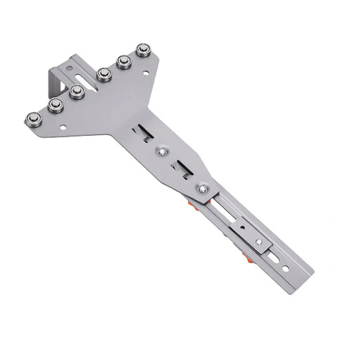 Solid Core Stainless Steel Router Milling Groove Bracket And Knockout Circle Cutting Jig, adjustable with precision markings.