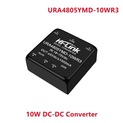 Heavy Duty Isolated DC To DC Converter 48V Down To Plus Minus Five Volts Dual Output Switching Module 10W Step Down Regulator