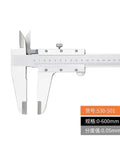 Industrial Grade Stainless Steel Vernier Caliper Dead Accurate Measuring Tool with fine graduated scale and smooth glide handle.
