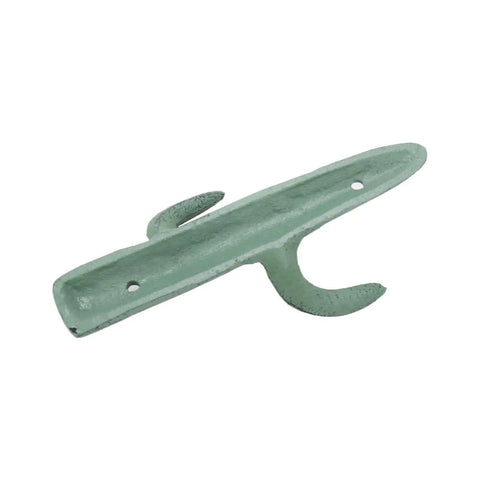 Heavy Duty Cactus Wall Mount Hook Double Coat Rack Entryway Organizer Cast Iron Key Hat Towel Holder smooth green finish