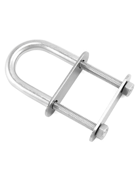 marine stainless steel U bolts with nuts and plate for secure marine setup