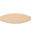 Close-up of a Pro Grade Wood Joining Biscuits 10 Pack, Solid Compressed Hardwood For Tight Joints, Durable Woodworking Biscuit