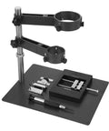 2 In 1 Hot Air Rework Stand With 65mm And 40mm Clamp, PCB Board Holder, Vertical SMD Clip, Pro-Grade Adjustable Height Via Fixing Bolt